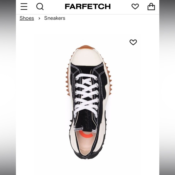 Converse Run Star Motion Ox Platform Trainers Black size mens 7.5 woman 9 - Picture 2 of 10